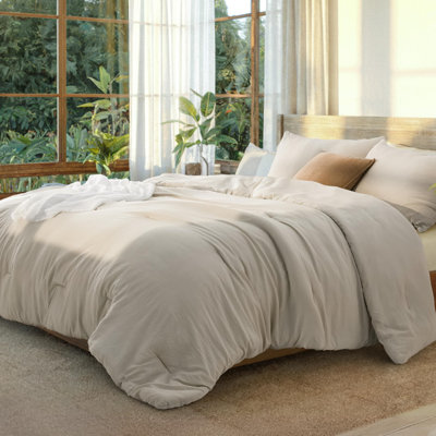 Bedsure Reversible Prewashed Comforter Set