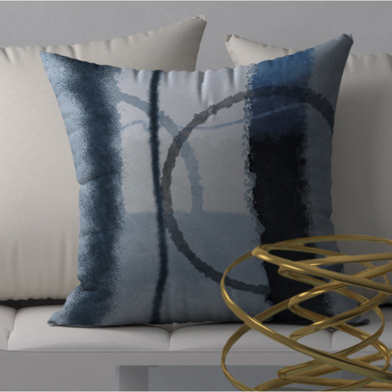 Reversible Throw Pillow, 20" H x 20" W