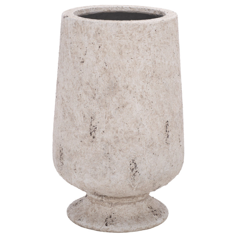 Stark Planter Pot, 12 x 12 x 18.9, Antique White