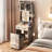 Small Vanity Desk With Sliding Mirror And LED Lights-1509186693-1509186689