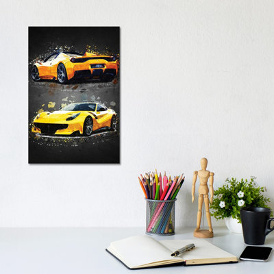 Ferrari 2A by Gab Fernando - Wrapped Canvas Print