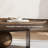 Kemare Carbin No-Assembly Requied 39.37'' Handmade Walnut Round Solid Wood Coffee Table With Spherical Base, Carbon Steel Frame