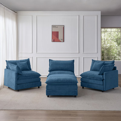 Modular 3 Seater with Ottoman