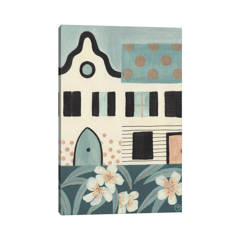 Green Houses by CreatingTaryn - Wrapped Canvas Print, 66.04 cm H x 45.72 cm W