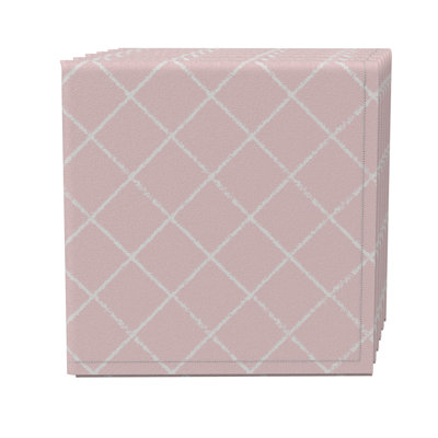 Cotton Twill Geometric Square Napkin