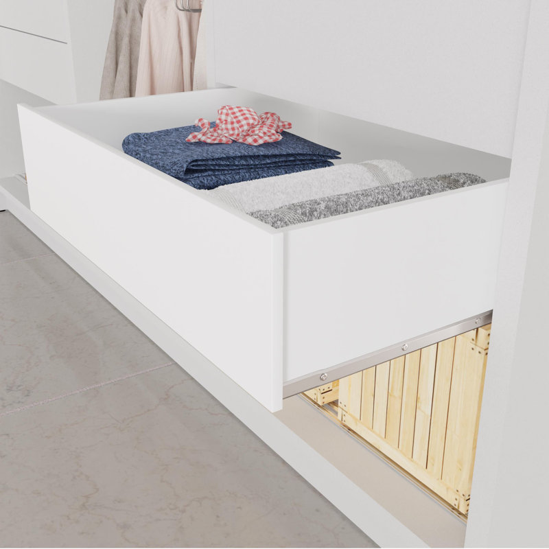 Dalyla 3 Door Sliding Wardrobe, Natural