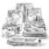 Brunetti 32 Piece Porcelain China Dinnerware Set - Service for 6