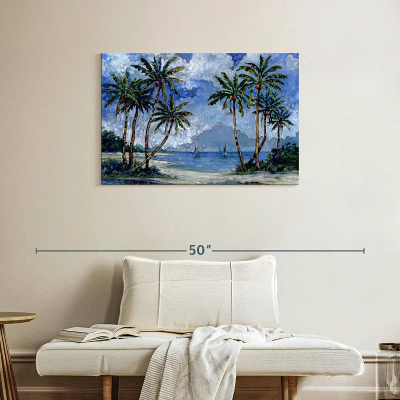 Gillard Impressions Of Palms II, H 24 po x l 36 po