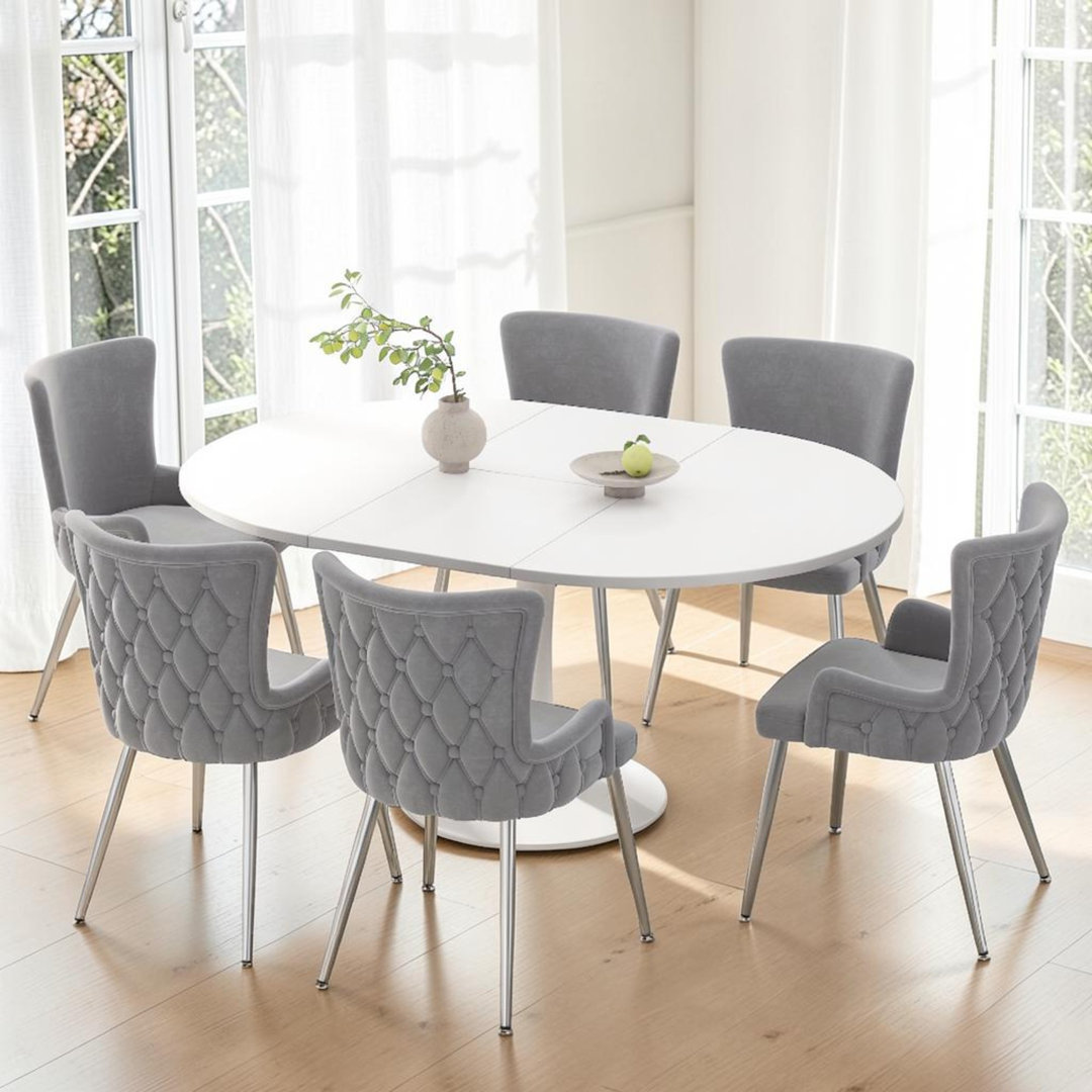 Dining Chairs Set Of Upholstered Armchairs