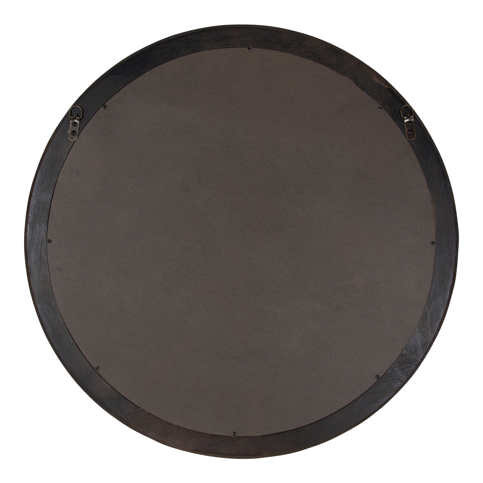 Round Mirror with Shelves