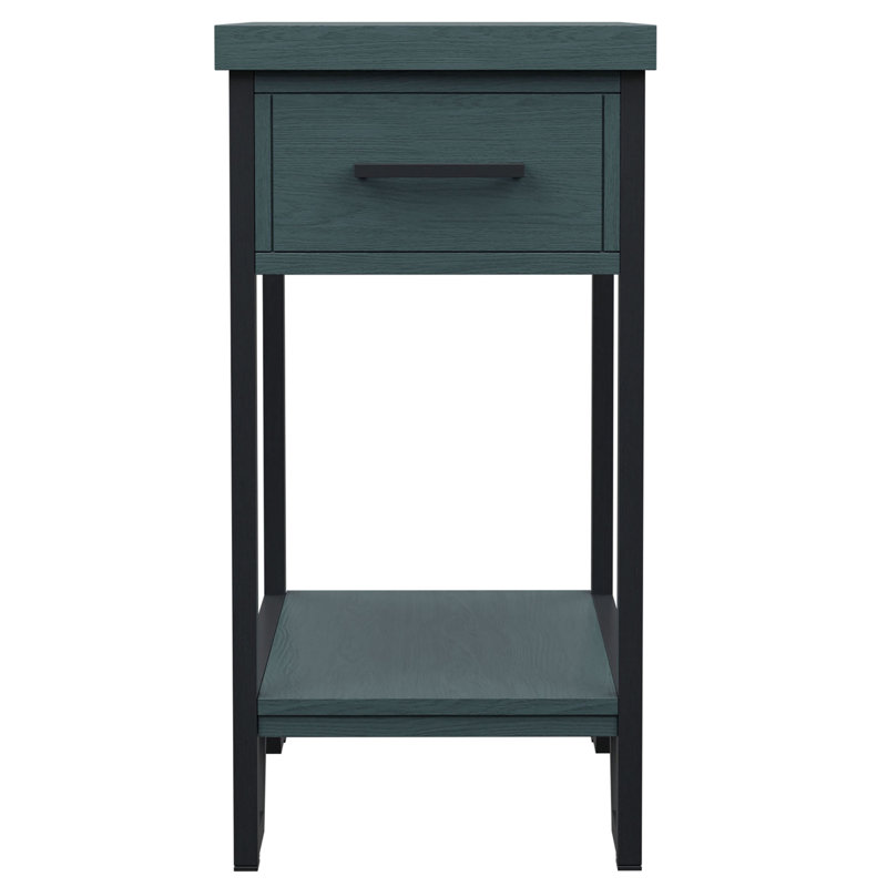 Table de bout avec rangement, Vert