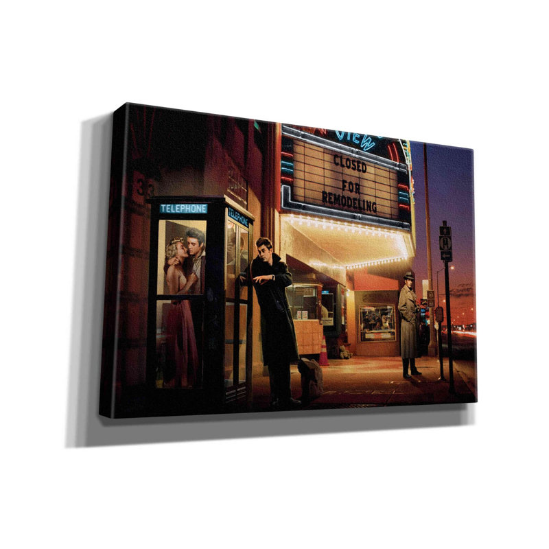 «Midnight Matinee» par Chris Consani, art mural sur toile, H 18 po x l 26 po x P 0,75 po