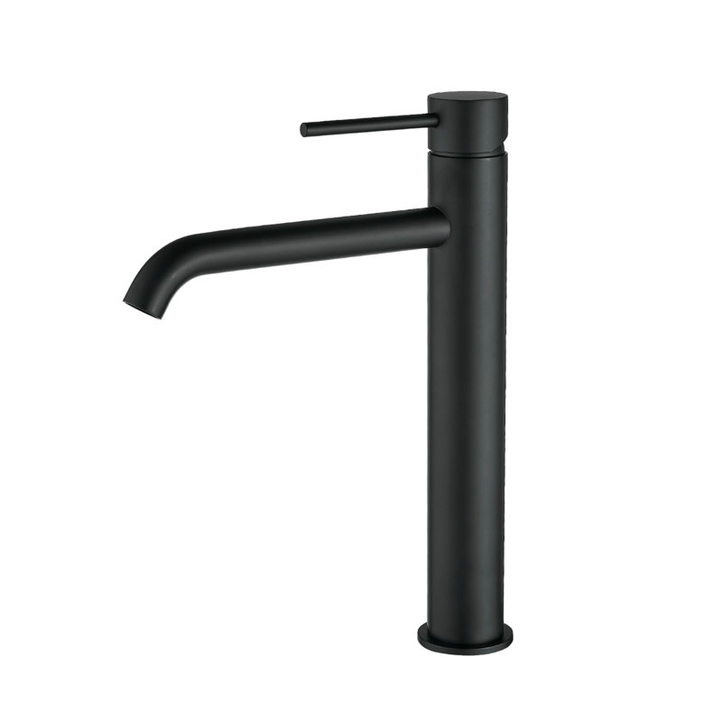 Single Hole Bathroom Vessel Faucet Single Handle Bathroom Vessel Sink Faucet Stainless Steel Tall Bathroom Vanity Taps With Valve
