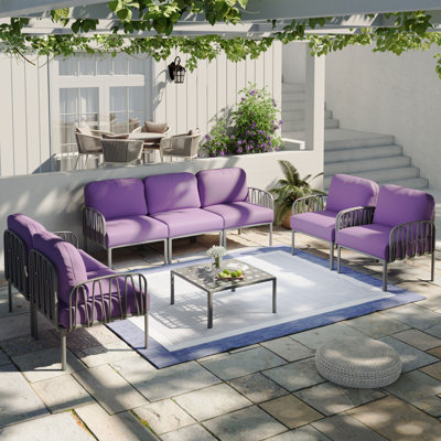 7-Person DIY Outdoor Sofa Set
