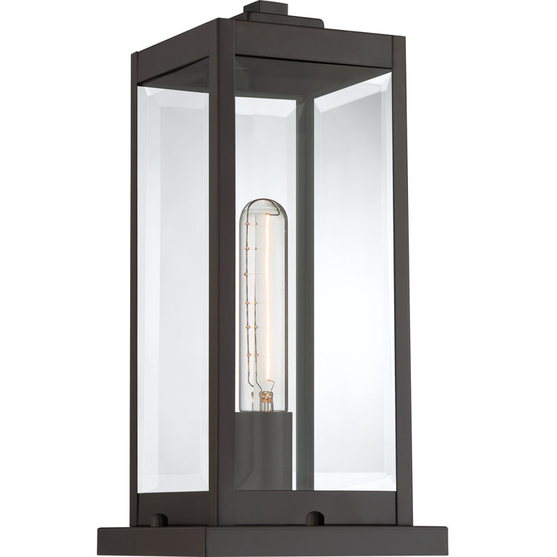 Wylie Beveled Pier Mount Light, Western Bronze