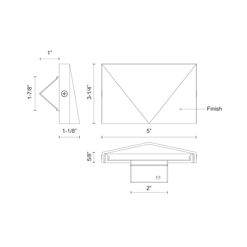 Lio LED Step Light, Bronze