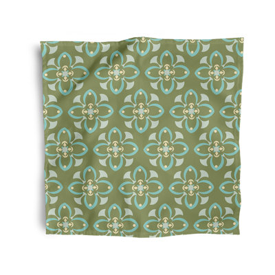 Chanele Geometric Floral Pattern Napkins