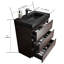 Ensemble de meuble-lavabo simple Rorer-1550196656-1550196657