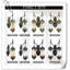 Crosse Amber Glass Mini Retro Antique Gothic Wall Lamp