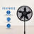 Lasko 18" 3-Speed Elegance And Performance Oscillating Standing Pedestal Fan-63645082