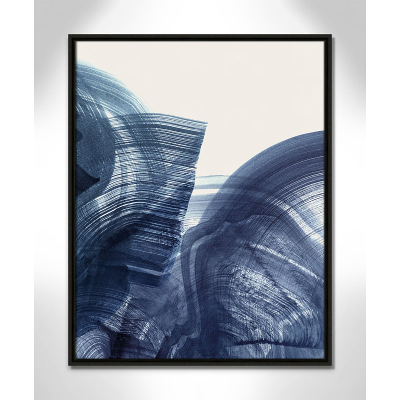 Indigo Crescendo II, impression par , H 29,5 po x l 23,5 po, Flottant espresso