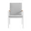 Fauteuil de salle à manger de patio avec coussin Urgeon-56436452-56436453