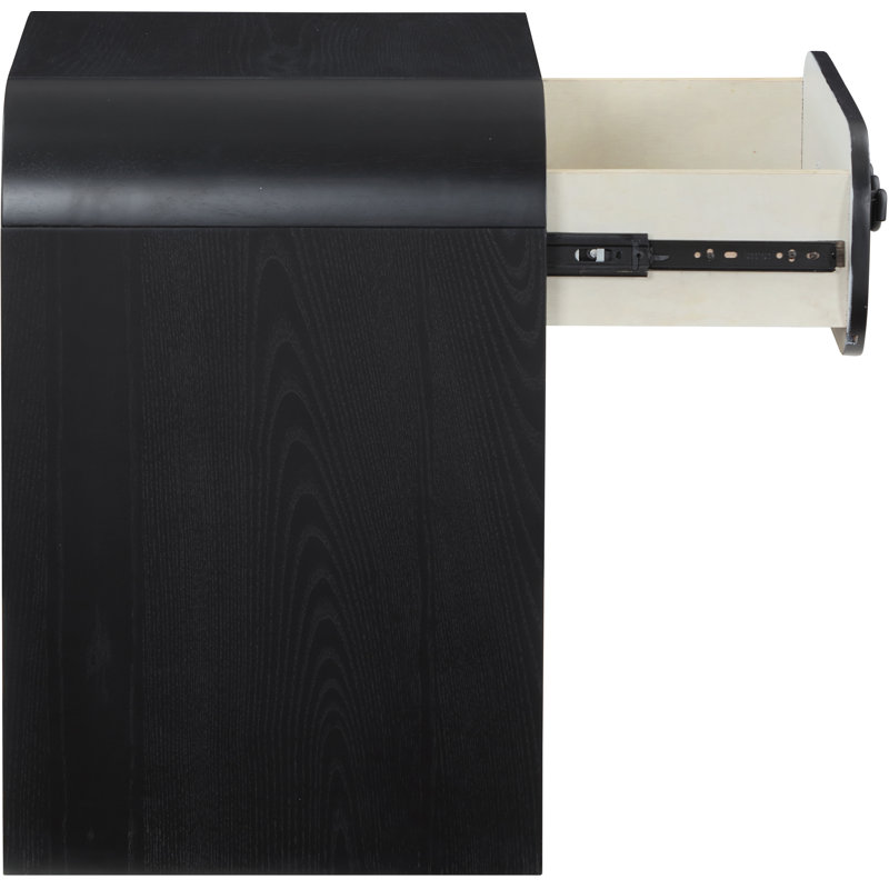 Table de chevet Huriye, Noir
