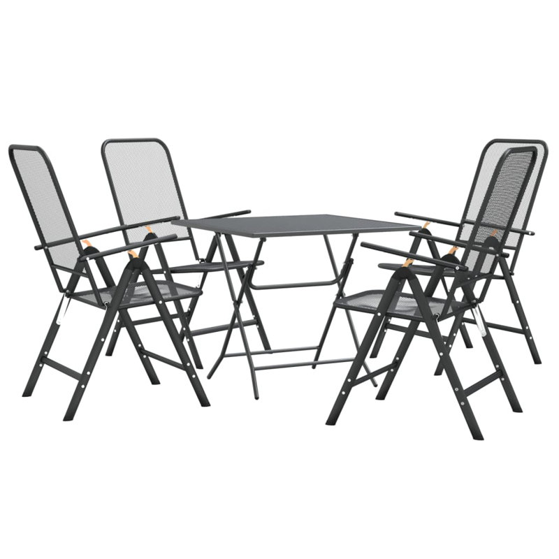 Ensemble de salle à manger carré pour 4 personnes Lineberger, H 28,3 po x l 31,5 po x P 31,5 po