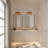 22x30 Inch Metal Frame Rectangular Wall-mounted Bathroom Mirror-1523006266