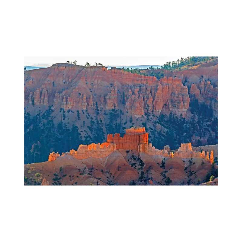 Utah, Bryce Canyon National Park View Of Canyon With Hoodoos by Jamie & Judy Wild - Wrapped Canvas Print