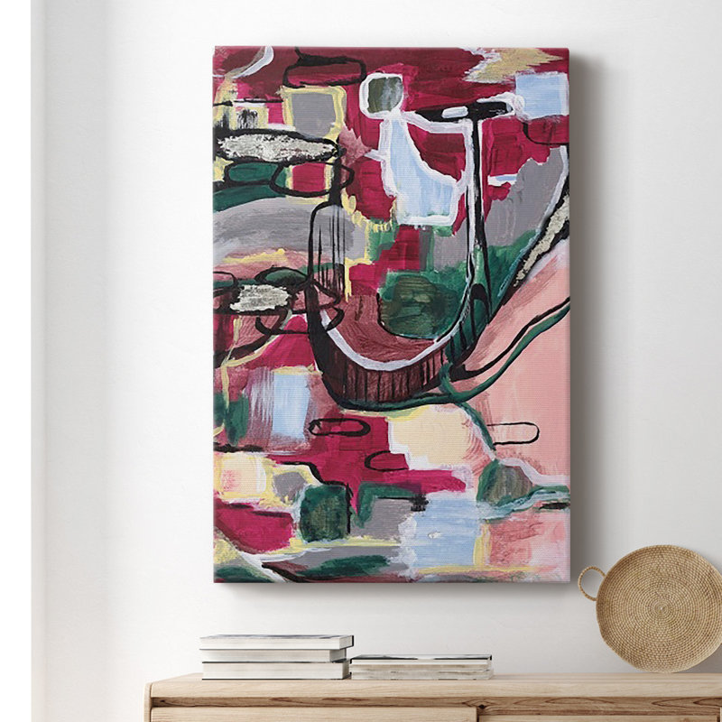 Plusieurs longueurs d'ondes II sur toile, H 18 po x l 12 po x P 1 po