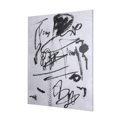 Toile texturée Doodle II