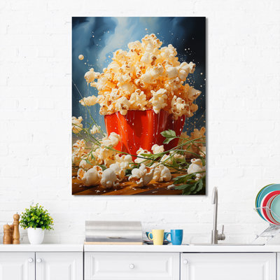 Carnival Kernels Bright Pop Corn Fiesta I - Popcorn, art mural