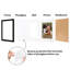 Cadre photo Americanflat - ensemble de 2 - cadre avec passe-partout - plexiglas poli-101177773-101177766