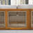 Brewsty Acacia Wood Patio Sofa With Cushions