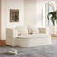 Canapés convertibles, canapé-lit de sol convertible de 75 po | Lit-salon pliable 2 en 1 pour salon et chambre à coucher Studio | Velours côtelé | Beige-123887233
