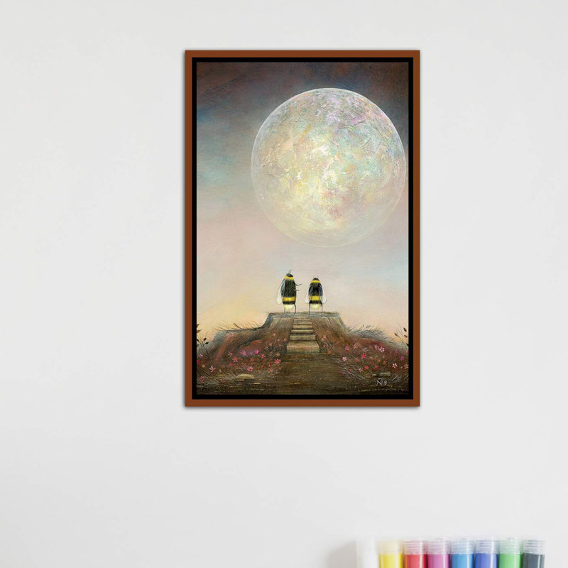 «Was It Just a Dream» par Neil Thompson - reproduction d'art, H 26 po x l 18 po x 1,5 po, Toile à cadre en bois classique
