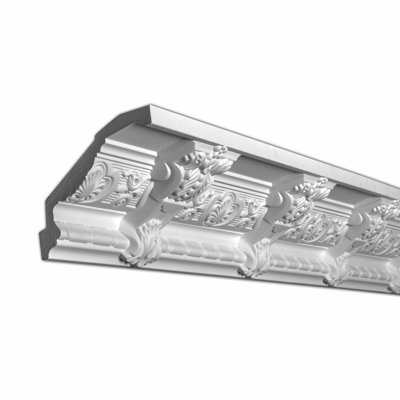 Couronne décorative en polyuréthane H 5 1/4 po x l 94 1/2 po x P 6 3/4 po