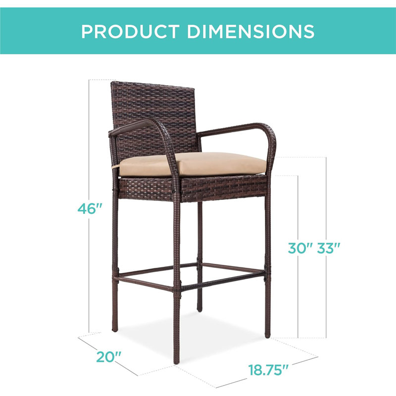 Tabouret de bar 30 po Rovenia