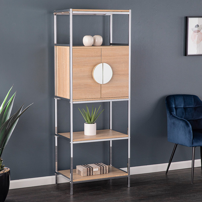 Armoire de bar haute avec rangement pour le vin Northdom