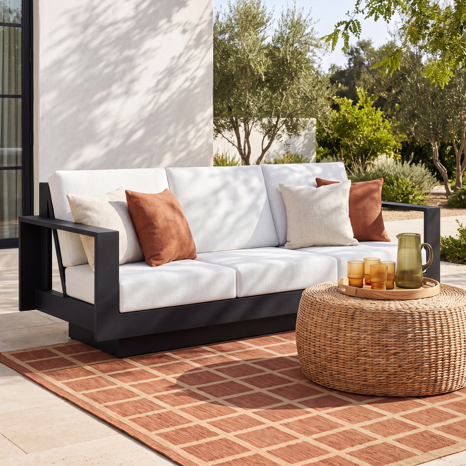 Sterling 84" Sunbrella® Patio Sofa