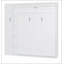 Lit escamotable double pleine grandeur avec tablettes, garde-robe et lumières DEL, blanc-513291370-513291371