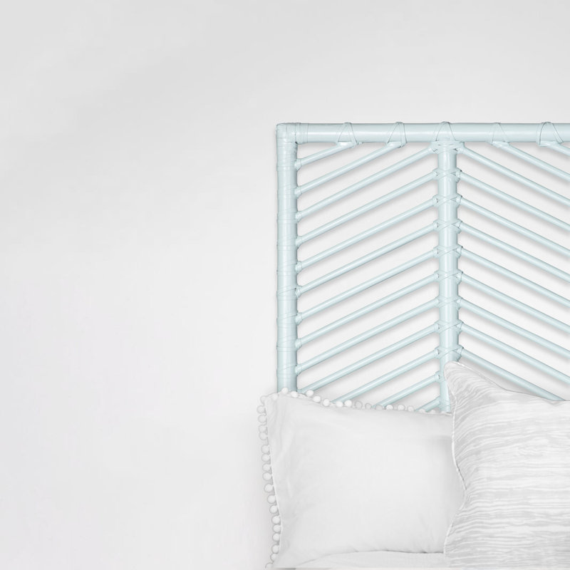 Liam Headboard, Light Blue, Double