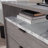 Versatile Lateral File Cabinet with Two Drawers and Faux Marble Accent, Ideal for Organized Document Storage and Modern Decor.