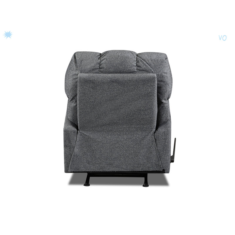 Fauteuil inclinable moderne, fauteuil inclinable en grès, Gris foncé