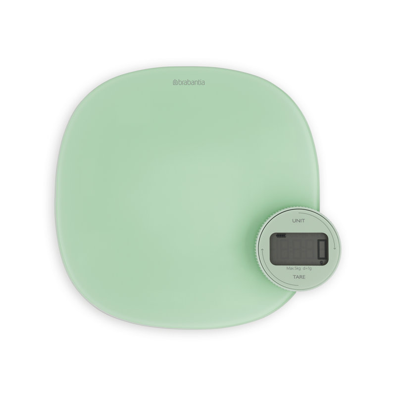 Brabantia Tasty+ Kitchen Scales Plus - Battery Free, Green