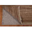 Tapis moderne terre de ton kilim 3 x 5