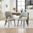 Modern Upholstered Dining Chairs 20" Wide Leather Side Chair with High Back-72357469
