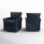Fauteuil pivotant en cuir Arhianna-780247872
