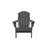 Folding Adirondack Chair With Side Table, 3-Piece Adirondack Chair Set With Wood Texture (Includes 2 Chairs And 1 Table)-904524568